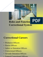 Roles and Functions of The Correctional System
