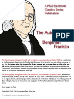 Benjamin Franklin the Autobiography