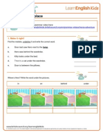 Grammar Worksheet Prepositions of Place Gwg Heros Adventure Final