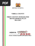 Download Vihiga County Intergrated Development Plan2013-2017 by Moses Akaranga SN202779259 doc pdf