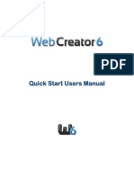 WebCreator6 Manual