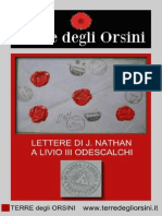 Lettere Di Riccatto Scritte Da J. Nathan A Livio III Odescalchi