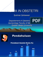 Anemia in Obs-Gyn