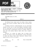 News Release: Police Department, County of Nassau