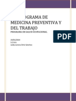 Trabajo Subprogram A Medicina Prevent Iva