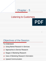Chapter - 5: Listening To Customers