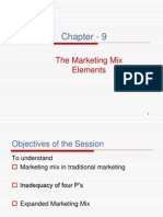 Chapter - 9: The Marketing Mix Elements