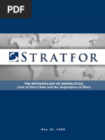 Stratfor - George Friedman - Methodology of Geopolitics - Part 1