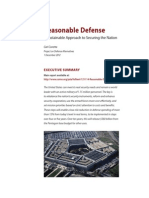 Reasonable Defense: A Sustainable Approach To Securing The Nation