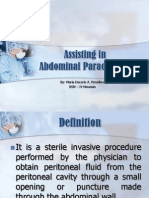 Abdominal Paracentesis, AP, Abdominal Tap