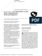 DYLLICK, HOCKERTS, 2002 - Beyond The Business Case For Corporate Sustainability