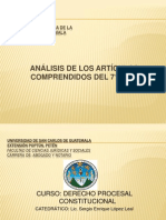 ANÁLISIS ARTÍC. CPRG.  DEL 71 AL 139