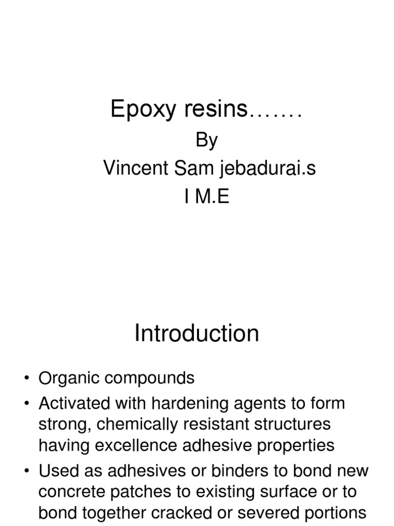 Repairing Cracked and Severed Concrete Using Epoxy Resins Applications