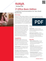 IP Office Basic Edition Fact Sheet- Avaya