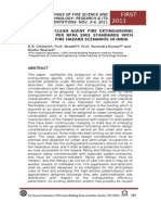 Design of Clean Agent Fire Extinguishing System As Per Nfpa 2001 Standards Witclean Agent Fire Hazard Scenarios in India