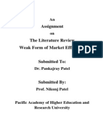 Summary Literature Reviewerature Review