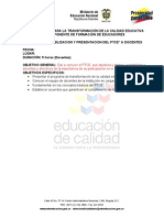 Taller de sensibilizacion y presentación del PTCE