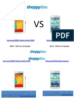 Comparador de Precios Móviles Samsung 