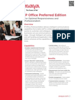 IP Office Preferred Edition Fact Sheet - Avaya