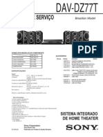 Manual Sony - DAV-DZ77T PDF