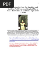 Download The Antichrist Code The Shocking truth that John Paul II was preaching that Man is God  the Doctrine of Antichrist  right in the Vatican by vaticancatholiccom SN20284910 doc pdf