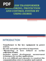 Wireless Transformer Monitoring