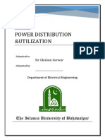 Lab Manual: Power Distribution & Utilization