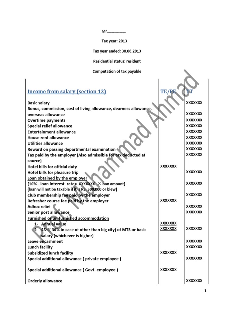 Tax Rules 2013-14 (1) PDF | Taxes | Employment