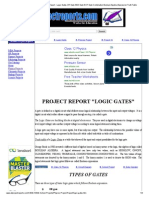 Project On Logic Gates