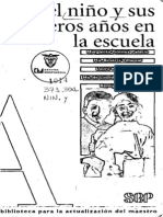 El Nino y Sus Primeros Anos en La Escuela Margarita Gomez Palacio