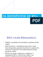 Biossintese de RNA