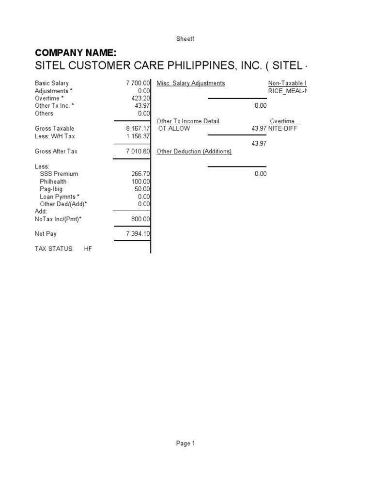 payslip-spreadsheet