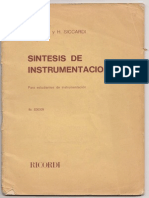 Síntesis de Instrumentación(Compocision y Orquestacion)