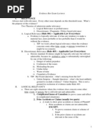 Download NY Bar Review - Evidence Lecture Notes by wavygirly SN20289795 doc pdf