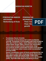 Pendekatan Mimetik dan Sosiologi Sastra