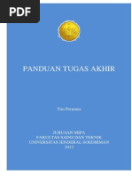 Panduan Tugas Akhir MIPA 2012 Full