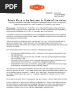 Download Minnesotas Punch Pizza to be featured in State of the Union by FluenceMedia SN202907315 doc pdf