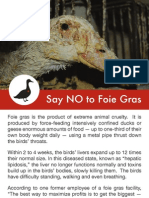 Say "NO" To Foie Gras