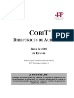 COBiT Directrices de Auditoria