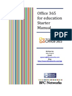 Office 365 For Education-Starter Manual