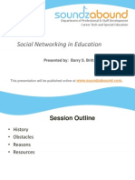 Social Networking in Education: Department of Professional & Staff Development Career Tech and Special Education