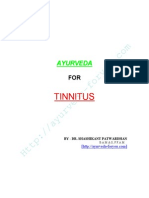 Ayurveda For Tinnitus