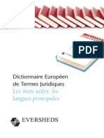 French Selected Legal Terms