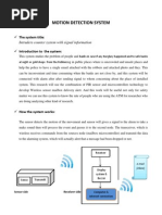 Motion Detection System: Intruders Counter System With Signal Information