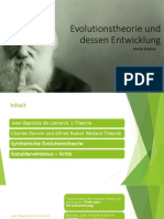 Evolutionstheorie Und Dessen Entwicklung