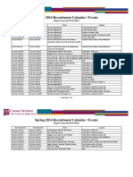 Career Services Event Calendar 01-27-2014 Rev 01-28