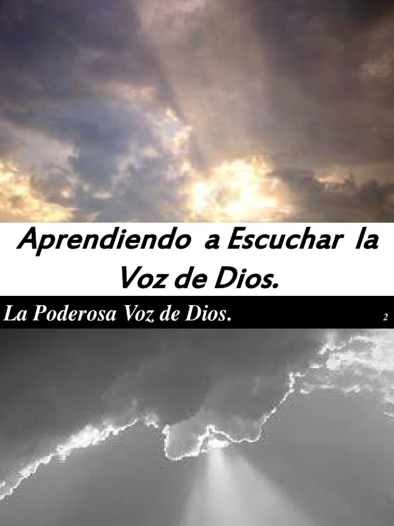 El llamado supremo de Dios a escuchar Su voz y obedecer Sus ...