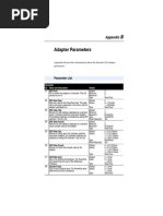 Adapter Parameters: Appendix