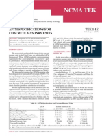 NCMA TEK 1-1E Codes & Specs (2007)