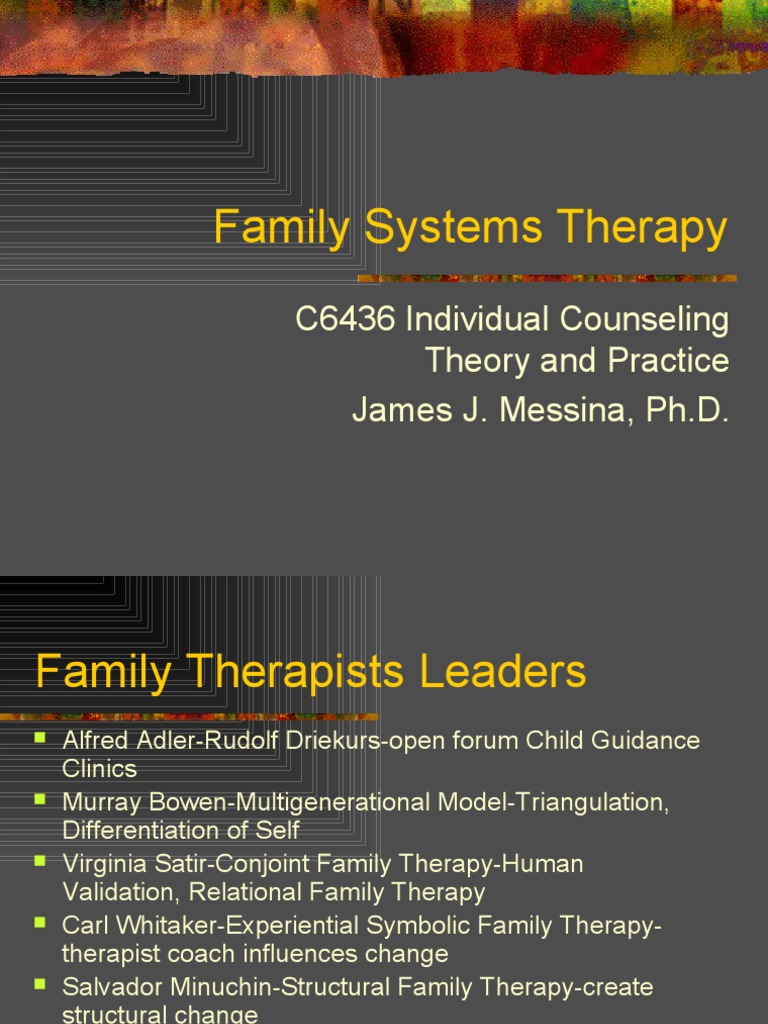 Conjoint Family Therapy Overview | PDF | Family Therapy | Psychotherapy